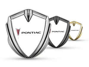 Pontiac Metal Abovedado Emblema Atlética Apariencia Óptima